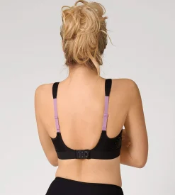 Undertøj|Bh-Triumph Sports-bh med bøjle Triaction Control Lite Sort