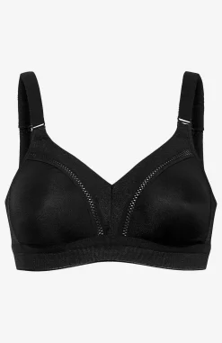 Undertøj|Bh-Triumph Sports-bh uden bøjle Triaction Workout Sort