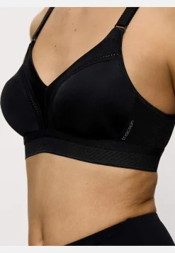 Undertøj|Bh-Triumph Sports-bh uden bøjle Triaction Workout Sort