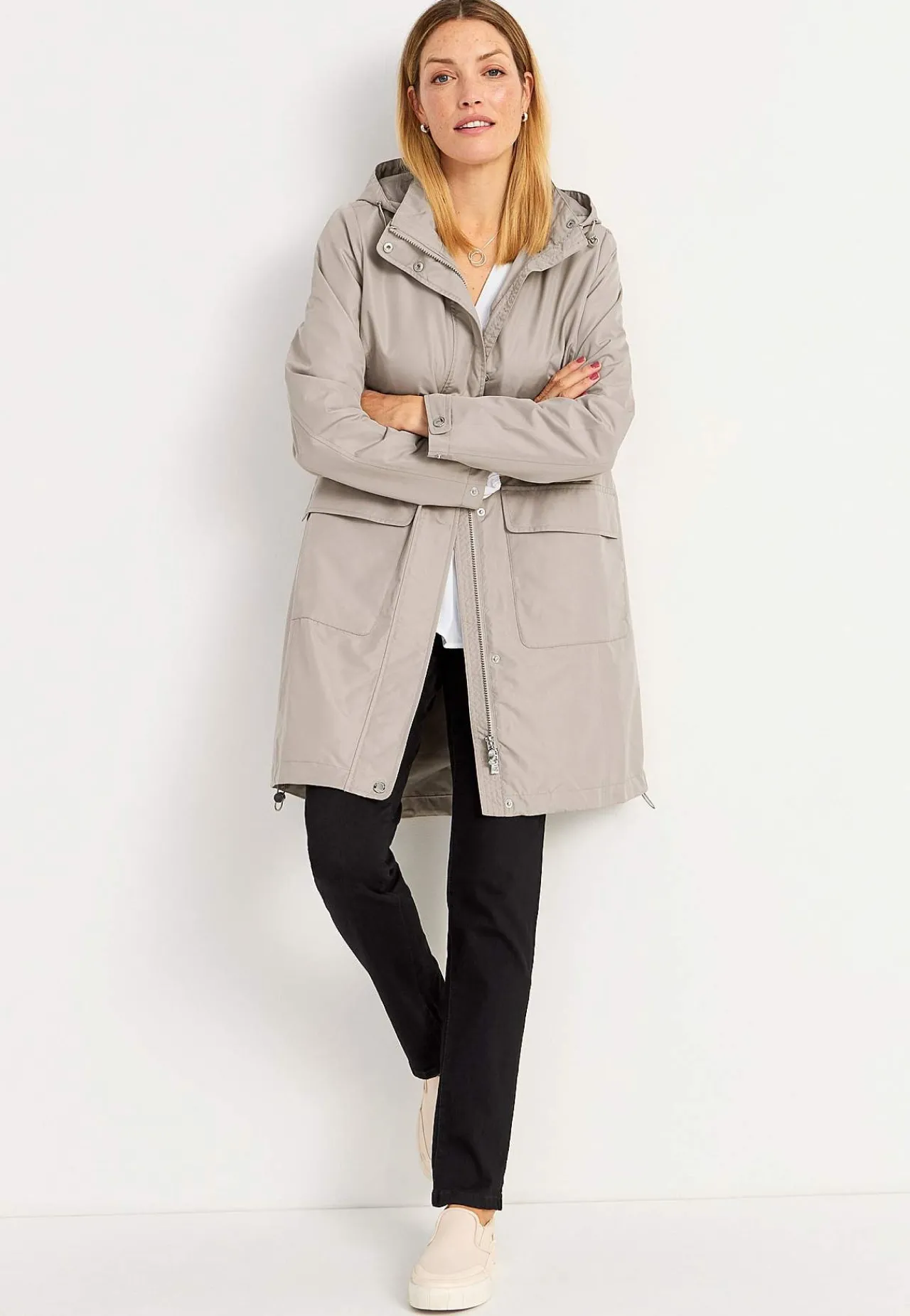 Forårsjakker|Parkacoats-Cellbes of Sweden Stilren parka Beige