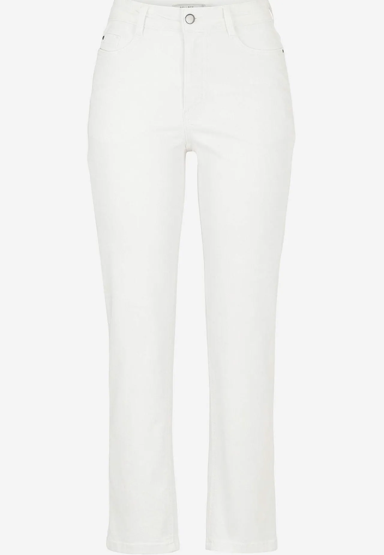 Ankeljeans|Flere Længder-Cellbes of Sweden Stretchjeans med lige ben - tre længder Linnea Hvid denim