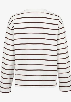 Mønstrede|Toppe- Stribet jerseytop i økologisk bomuld | Cellbes