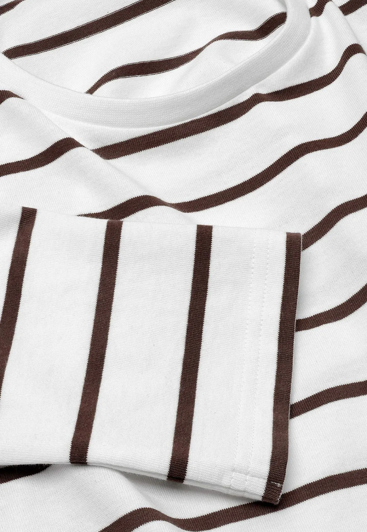 Mønstrede|Toppe- Stribet jerseytop i økologisk bomuld | Cellbes