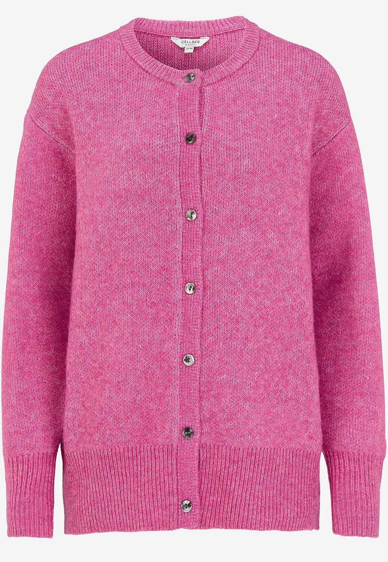 Cardiganer|Trøjer-Cellbes of Sweden Strikket cardigan Cerise melange