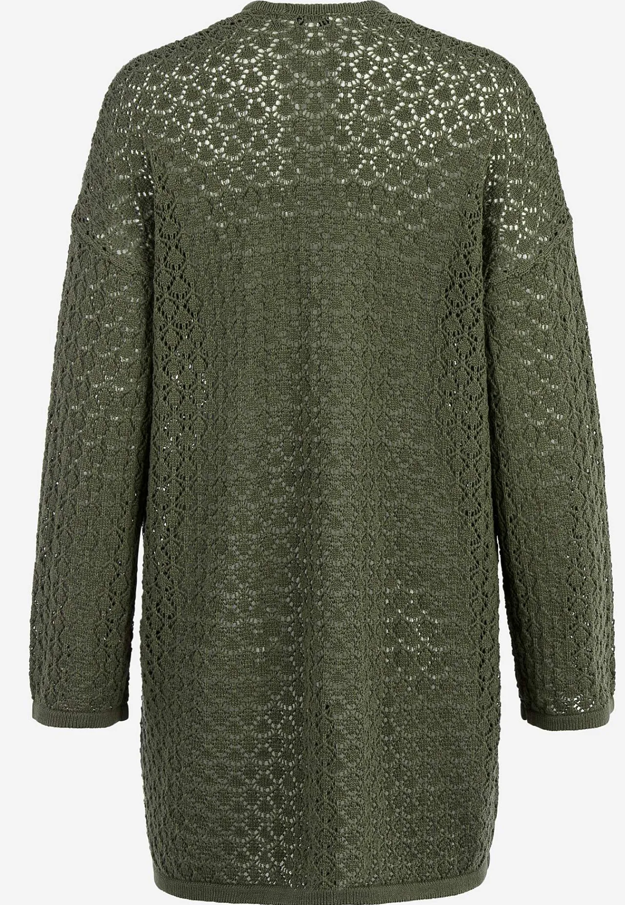 Cardiganer|Cardiganer- Strikket cardigan med hulmønster | Cellbes
