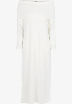 Festkjoler|Festkjoler-Johanna Toftby x Cellbes Strikket kjole Offwhite / Meleret