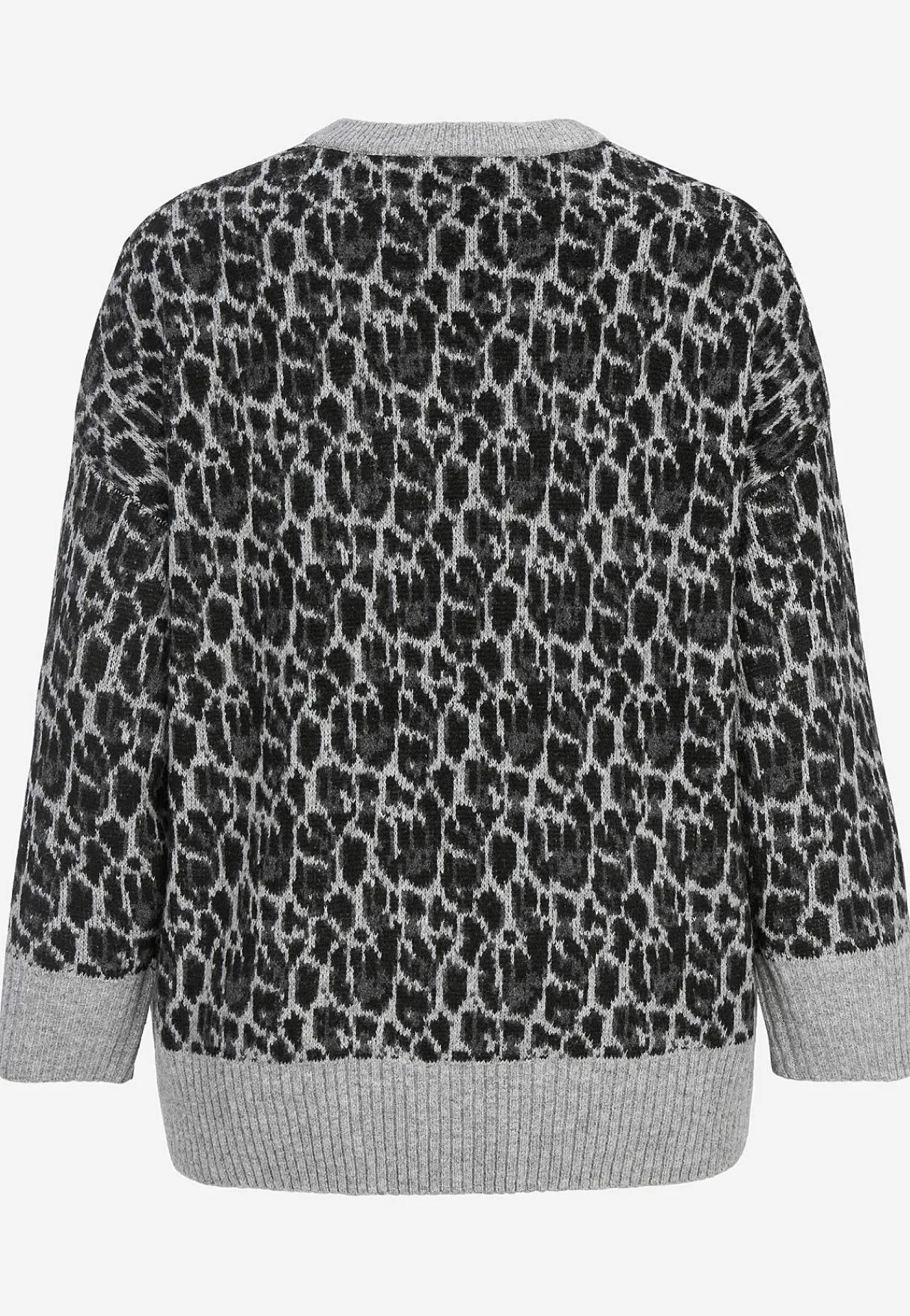 Trøjer|Striktrøjer-Wasabiconcept Strikket, leopard trøje Leopard / Mønstret