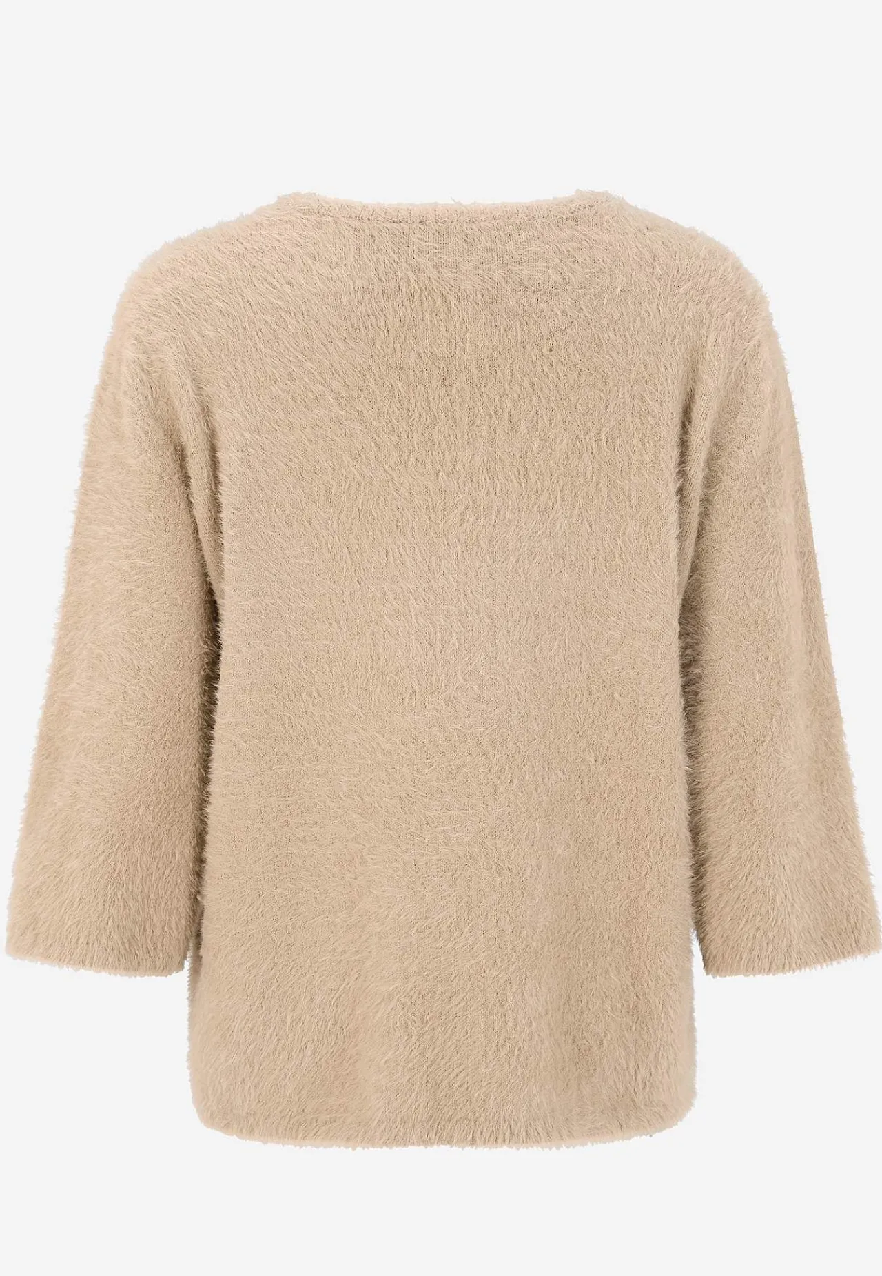 Trøjer|Striktrøjer-Cellbes of Sweden Strikket trøje med 3/4 ærmer Beige