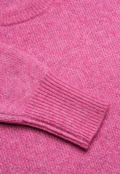 Strikkede|Tunika-Cellbes of Sweden Strikket tunika med slidser Cerise melange