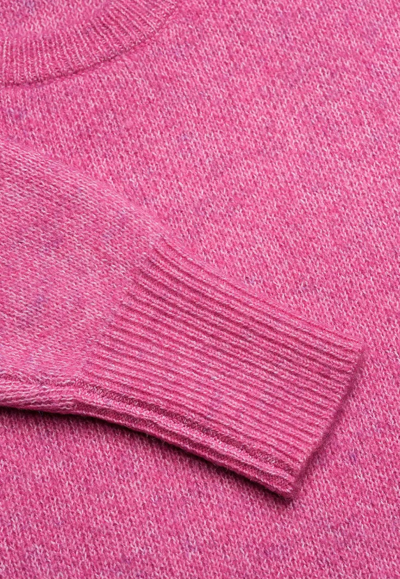 Strikkede|Tunika-Cellbes of Sweden Strikket tunika med slidser Cerise melange