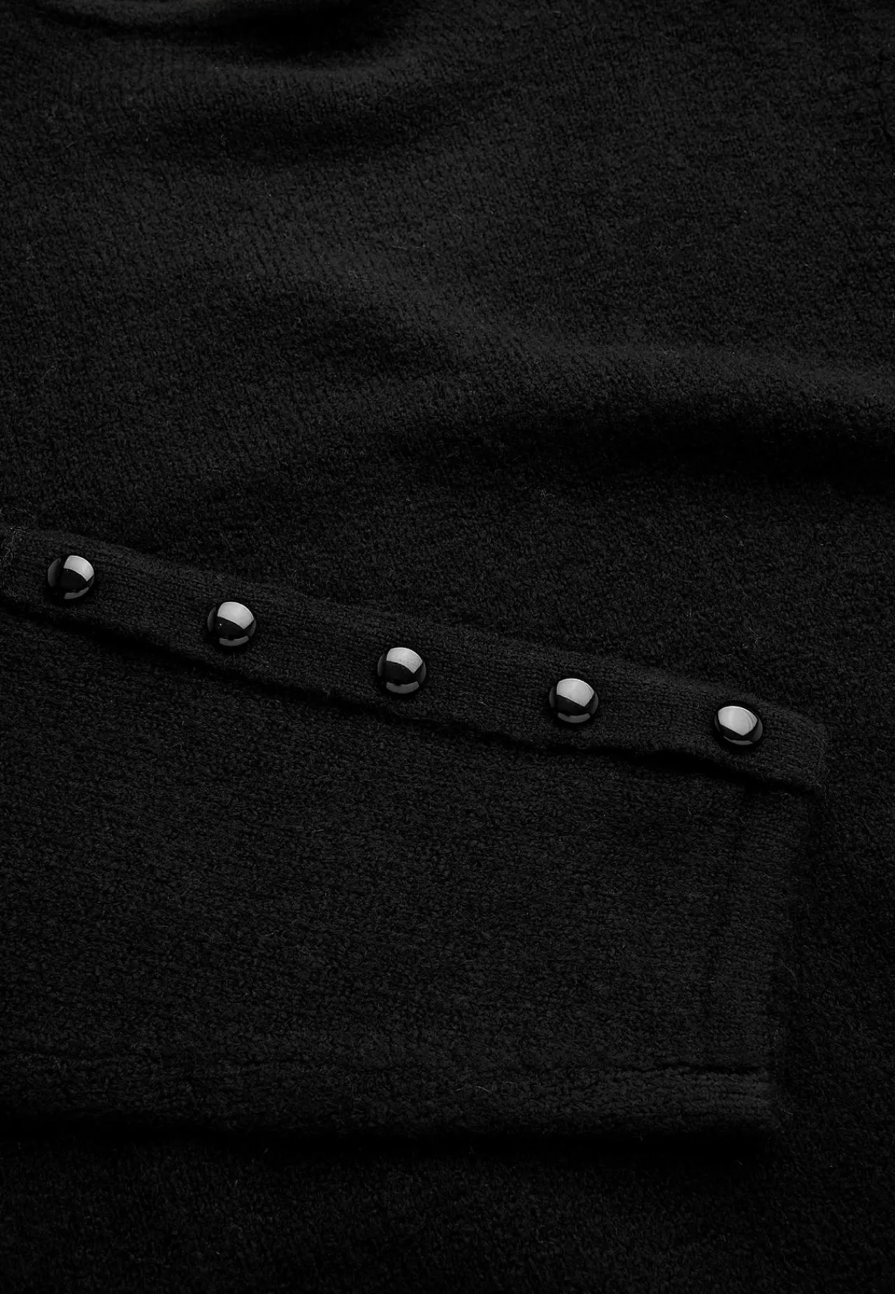 Strikkede|Tunika-Cellbes of Sweden Strikket tunika med slids Sort