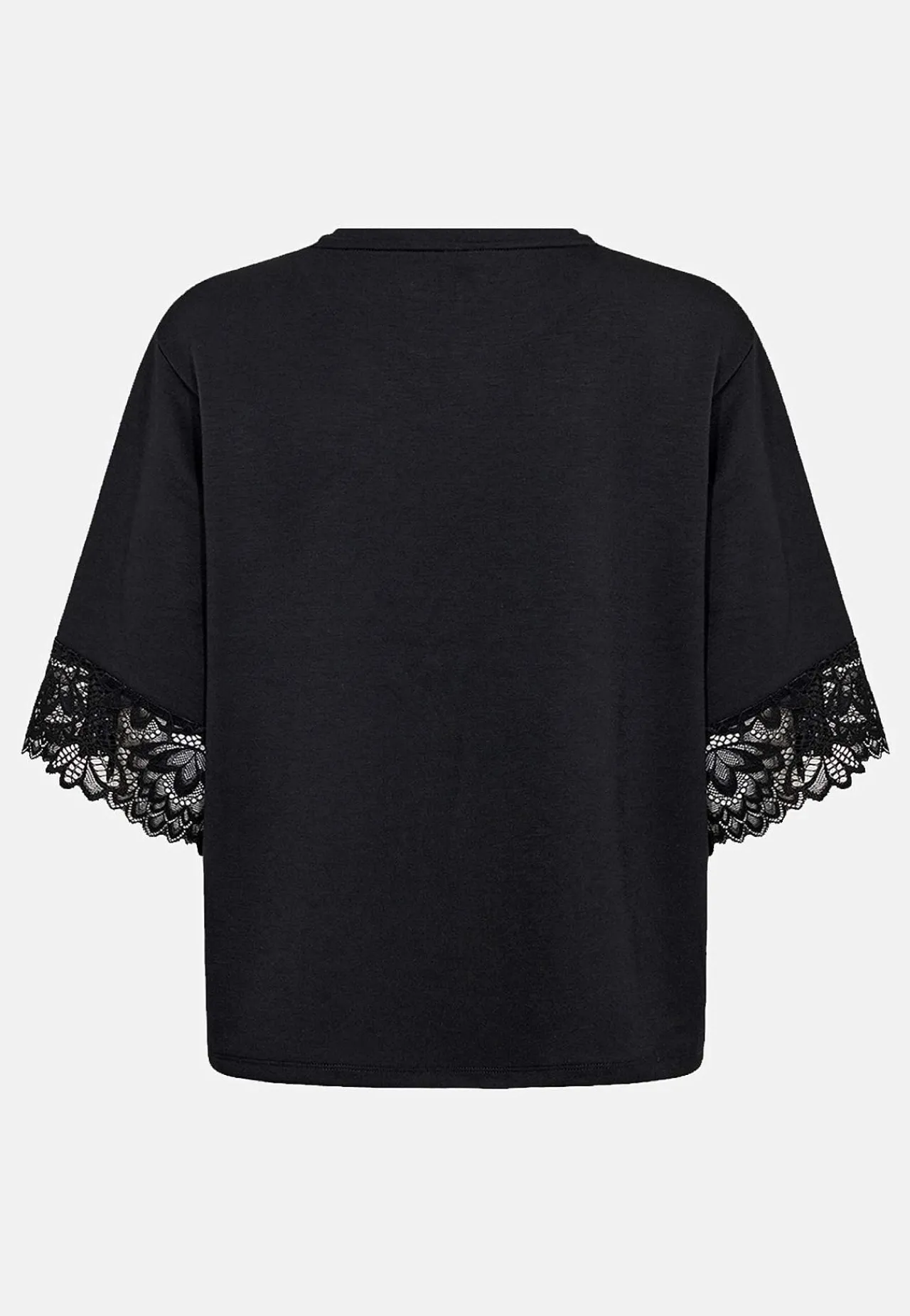Toppe- Superblød jerseytop med blonde Sort
