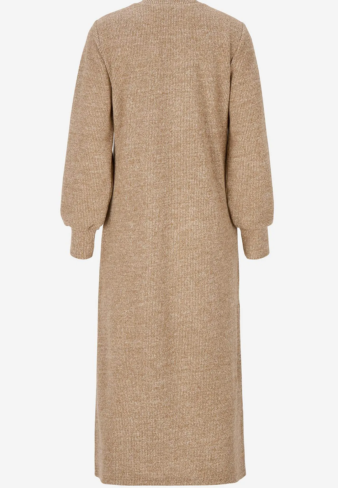 Strikkjoler|Kjoler-Cellbes of Sweden Superblød kjole med lommer Beata Camel beige melange