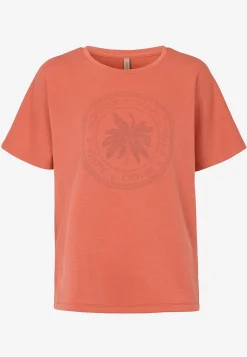 Toppe|T-Shirts-Soyaconcept Superblød t-shirt med tryk | Cellbes