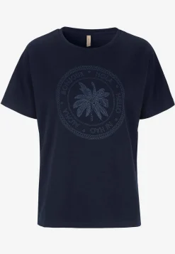 Toppe|T-Shirts-Soyaconcept Superblød t-shirt med tryk | Cellbes