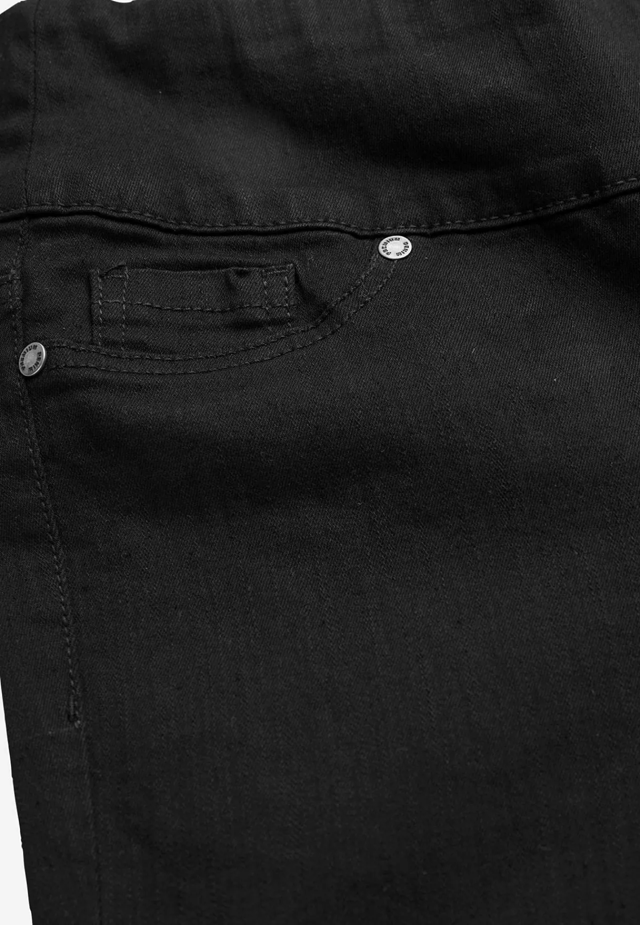 Forårsbukser|Høj Talje- Superkomfortable ankeljeans i denim Elin Sort / Denim