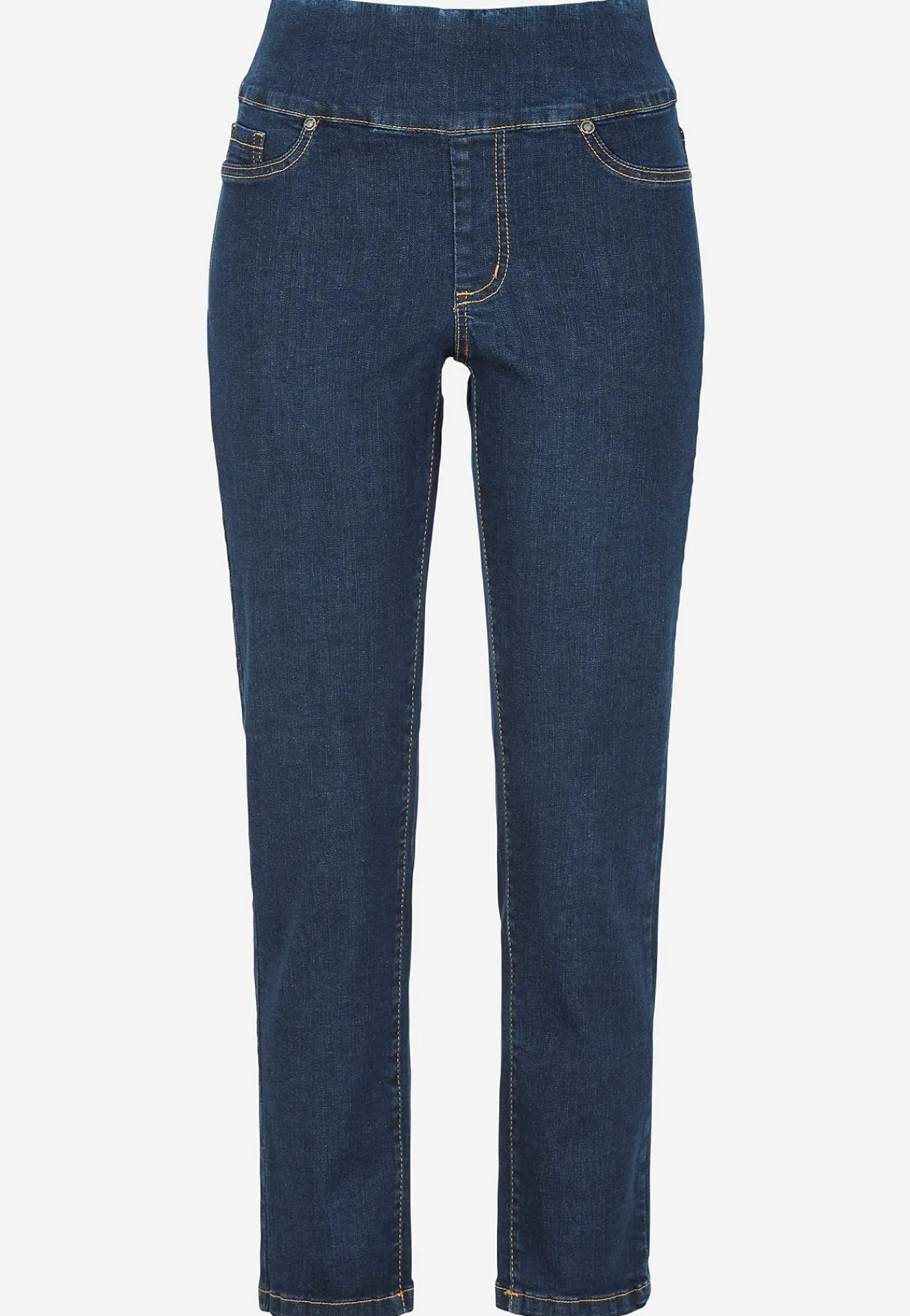Forårsbukser|Høj Talje-Cellbes of Sweden Superkomfortable ankeljeans i denim Elin | Cellbes
