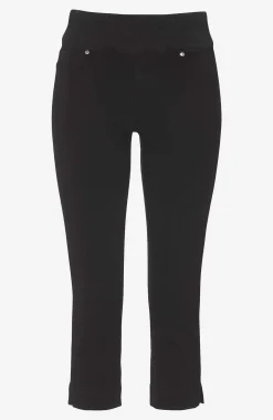 Forårsbukser|Capribukser- Superkomfortable caprijeggings i denim Elin Sort / Denim