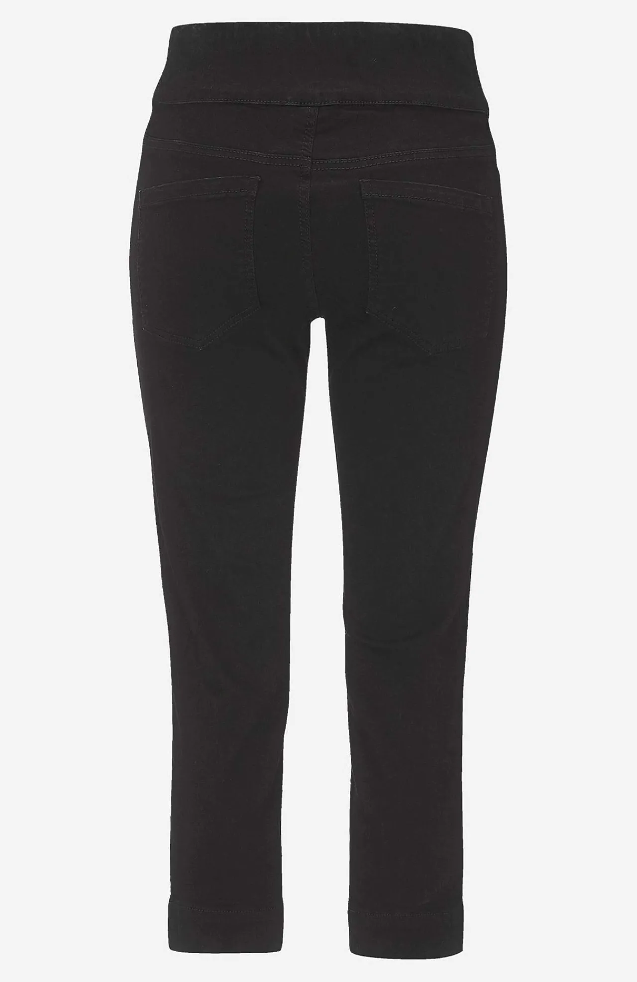 Forårsbukser|Capribukser- Superkomfortable caprijeggings i denim Elin Sort / Denim