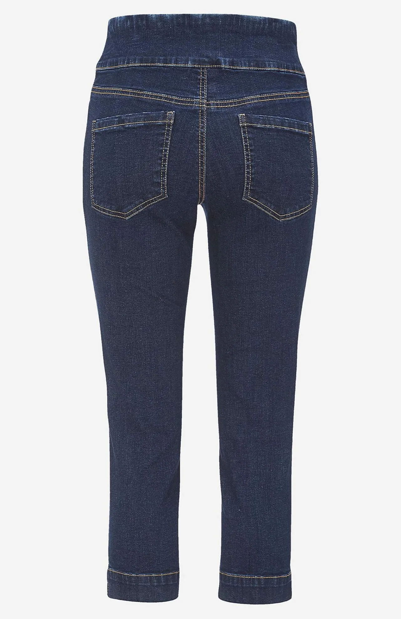 Forårsbukser|Capribukser-Cellbes of Sweden Superkomfortable caprijeggings i denim Elin Mørkeblå / Denim