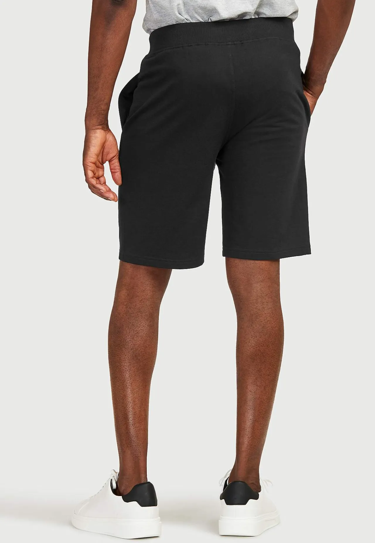Shorts- Sweatshirt-shorts med uformel pasform Sort