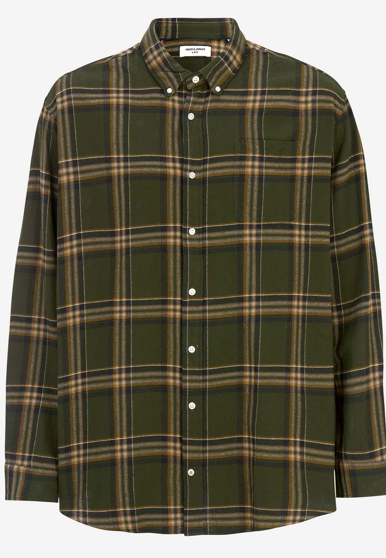 Skjorter-JACK & JONES PLUS Ternet flonelskjorte | Cellbes