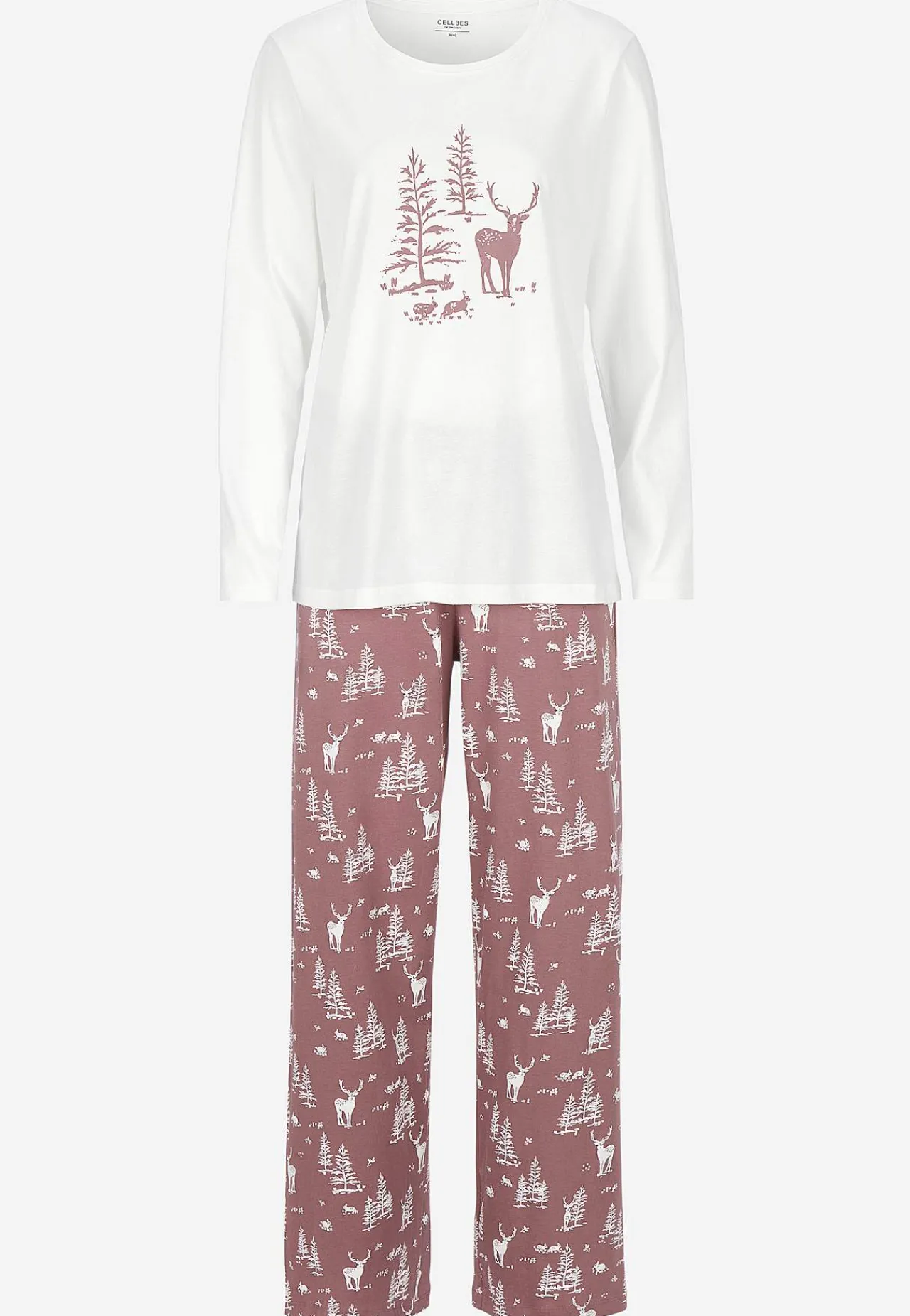 Undertøj|Nat- Og Hyggetøj-Cellbes of Sweden To-delt pyjamas Rosa