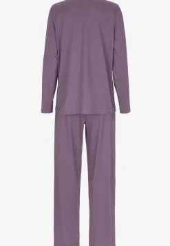 Undertøj|Nat- Og Hyggetøj-Cellbes of Sweden To-delt pyjamas med blondekant Støvet lilla