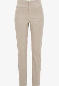 Manchester|Treggings- Treggings i kraftig fløjl Beige