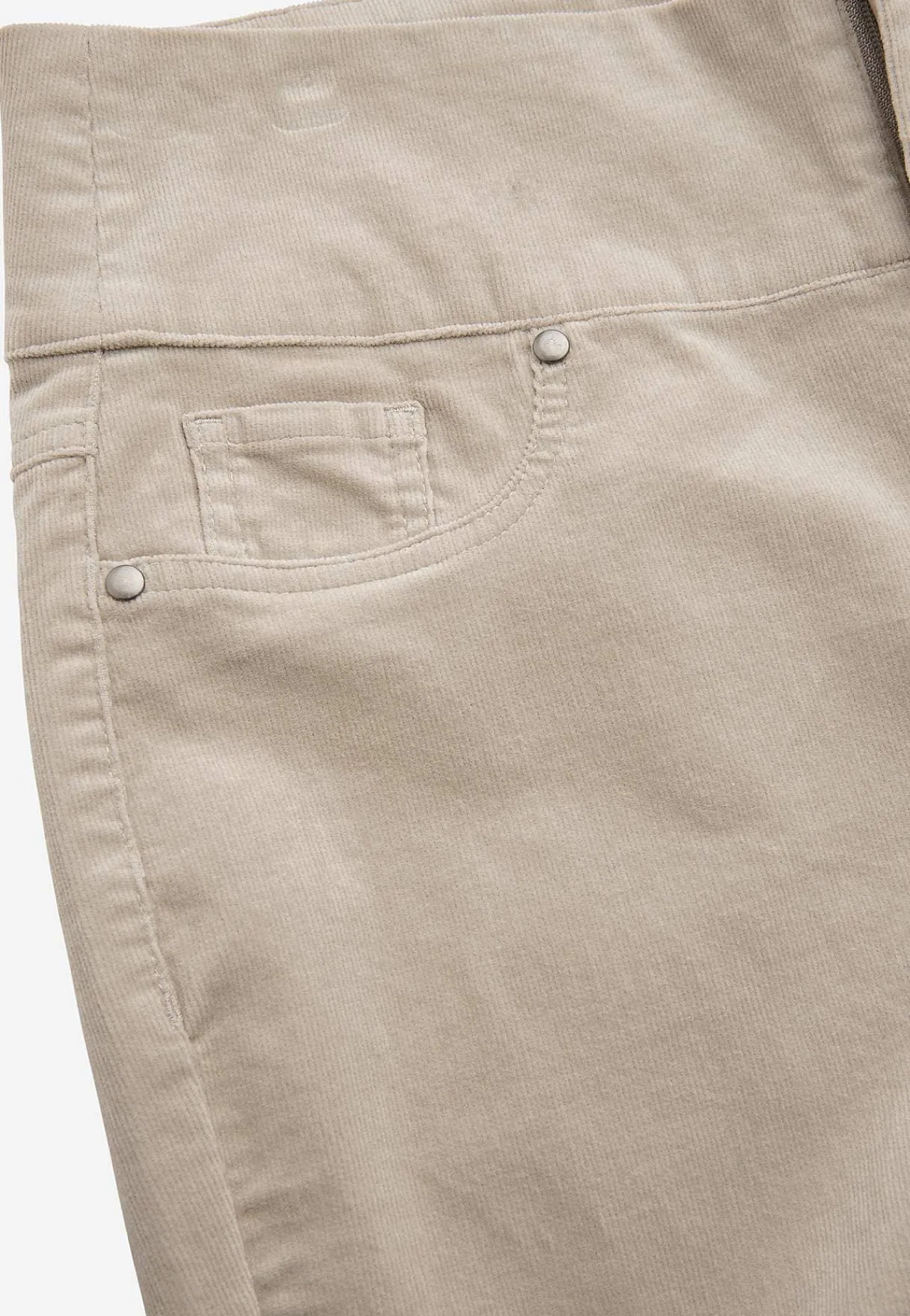 Manchester|Treggings- Treggings i kraftig fløjl Beige