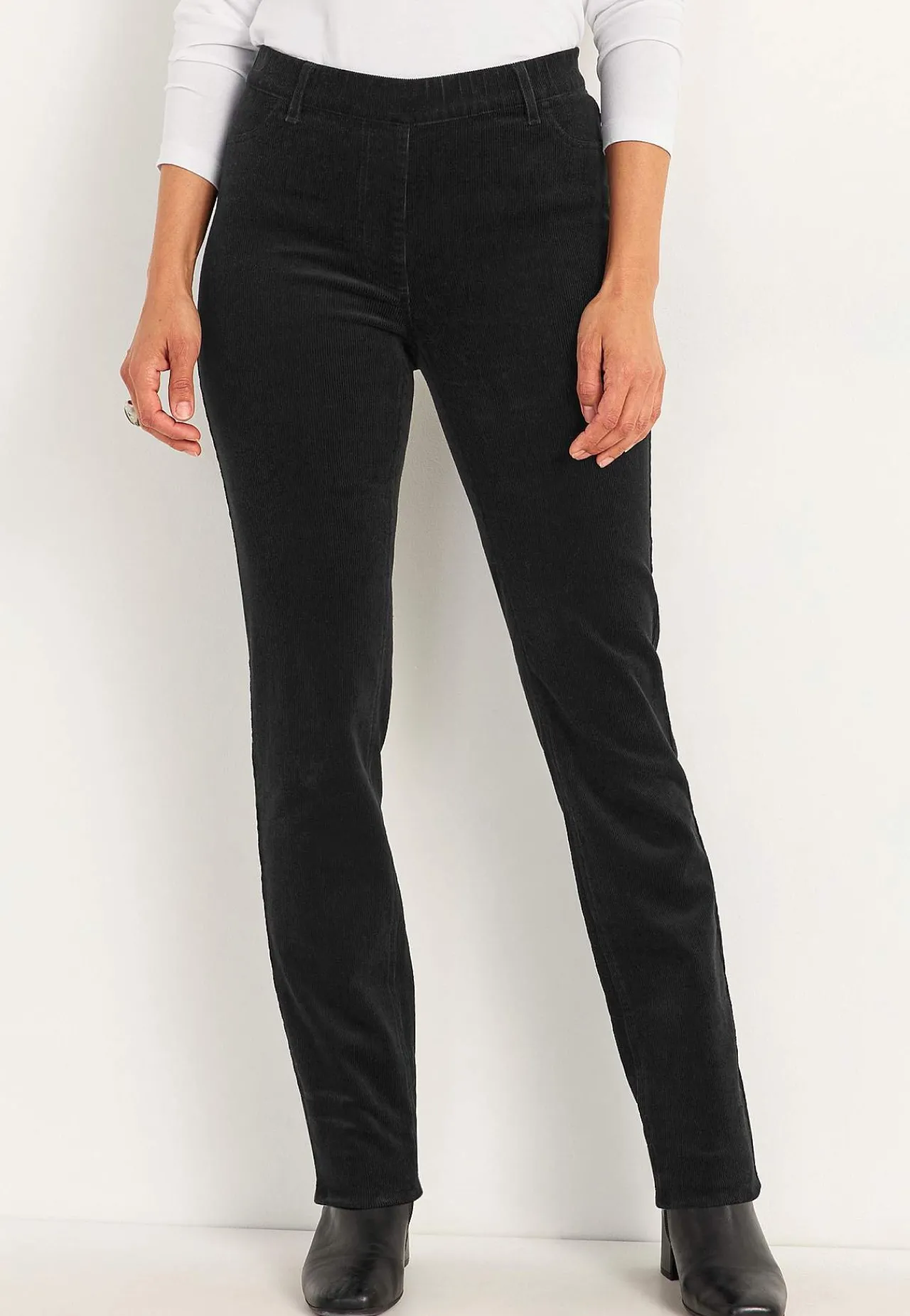 Manchester|Treggings-Cellbes of Sweden Treggings i kraftig fløjl Sort