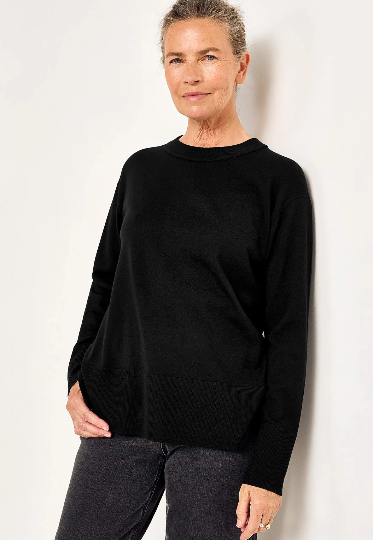 Trøjer|Striktrøjer-Cellbes of Sweden Trøje Premium i merinould Sort