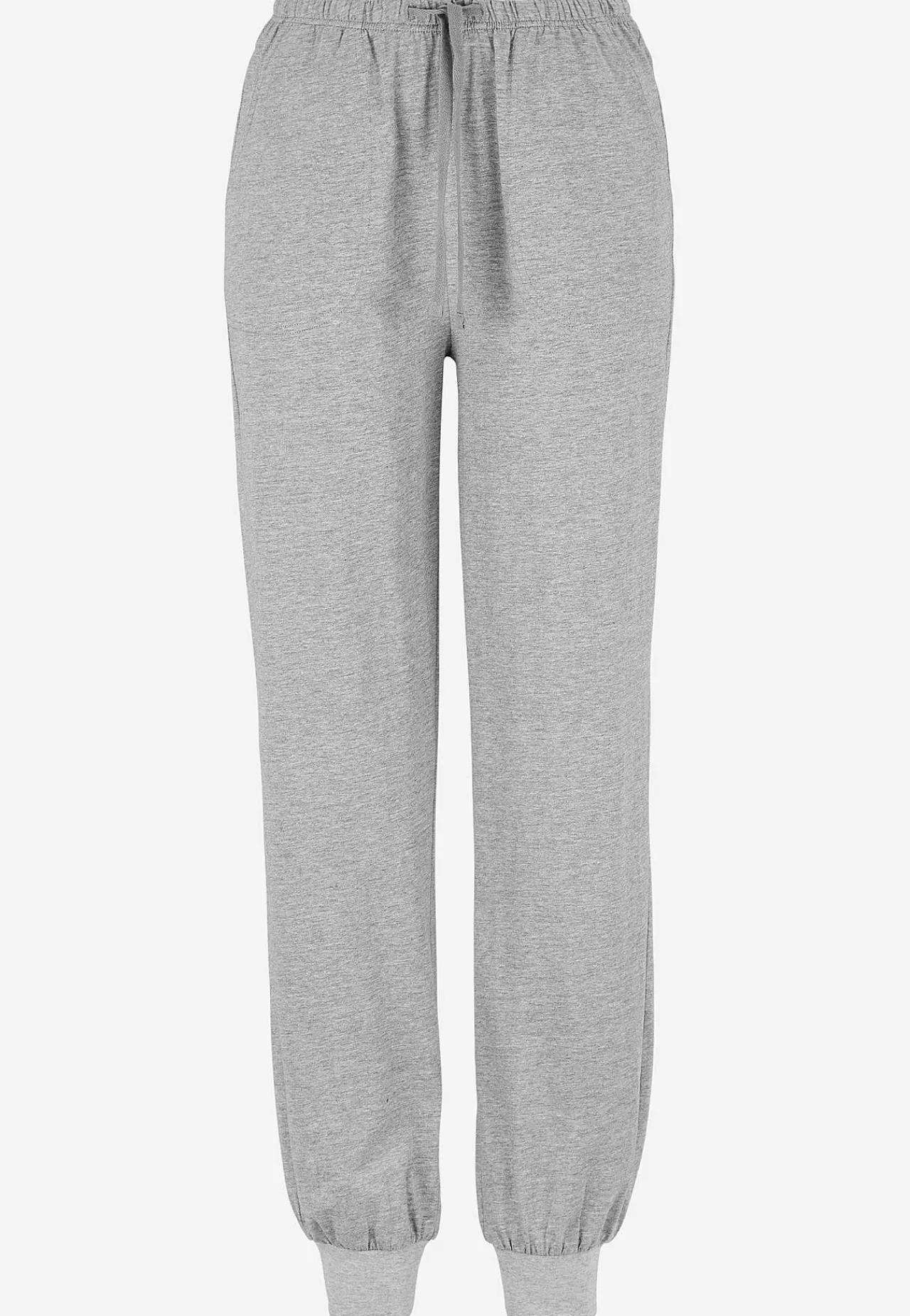 Loungebukser|Bukser Og Leggings-Cellbes of Sweden Træningsbukser med ribkant Mørkegrå / Meleret