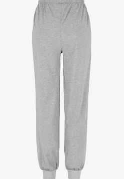 Loungebukser|Bukser Og Leggings-Cellbes of Sweden Træningsbukser med ribkant Mørkegrå / Meleret