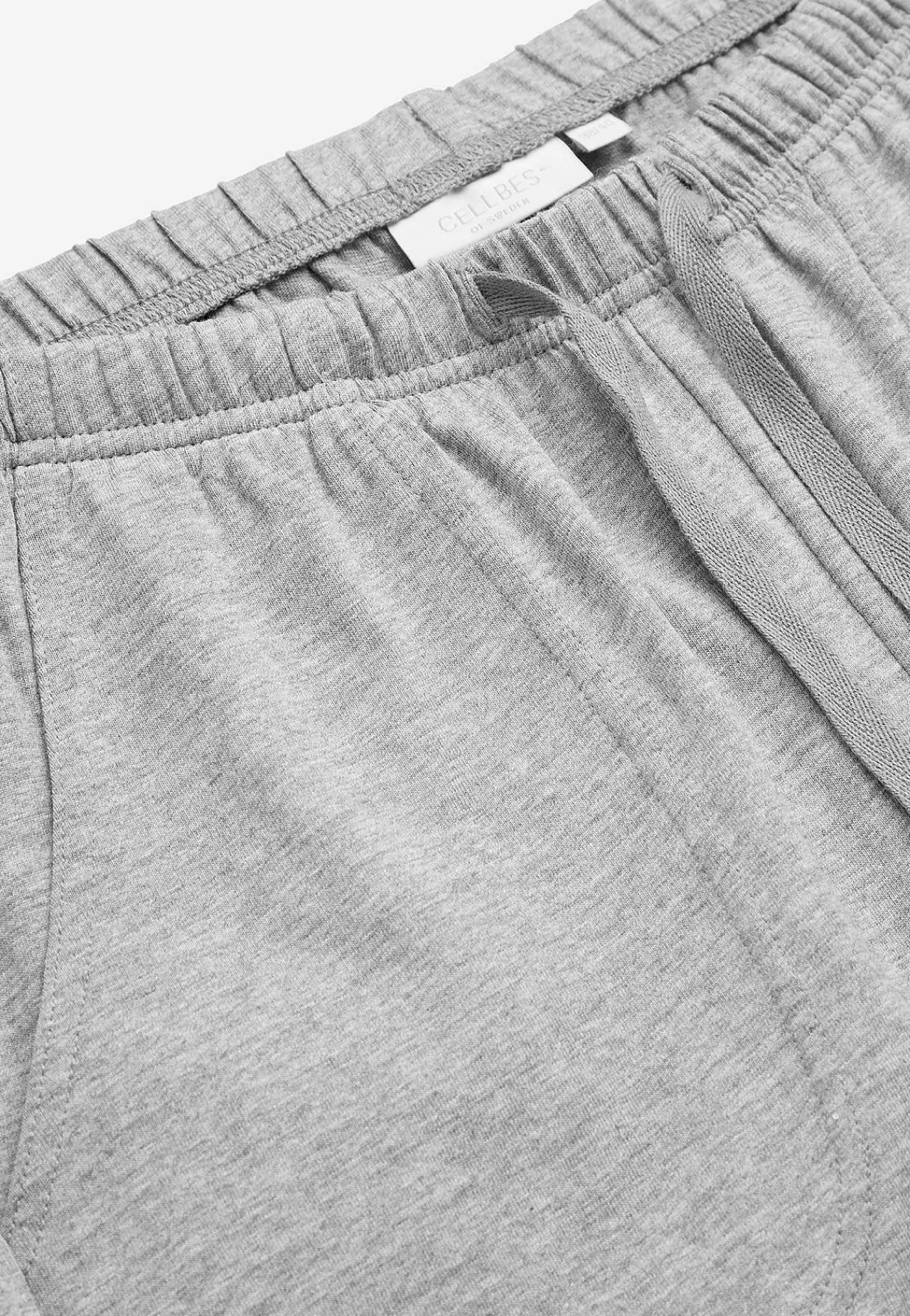 Loungebukser|Bukser Og Leggings-Cellbes of Sweden Træningsbukser med ribkant Mørkegrå / Meleret