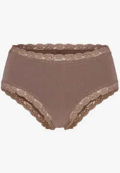Undertøj|Flerpak Undertøj-Cellbes of Sweden Trusse med blonde og brasiliansk snit 3-pack Lys pink+nougat+hvid