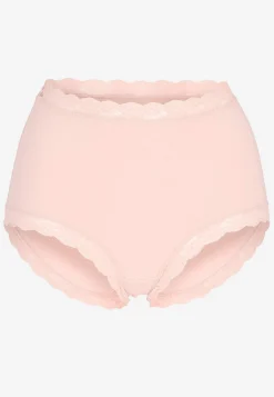 Undertøj|Flerpak Undertøj-Cellbes of Sweden Trusse med høj talje og blonde 3-pack Lys rosa