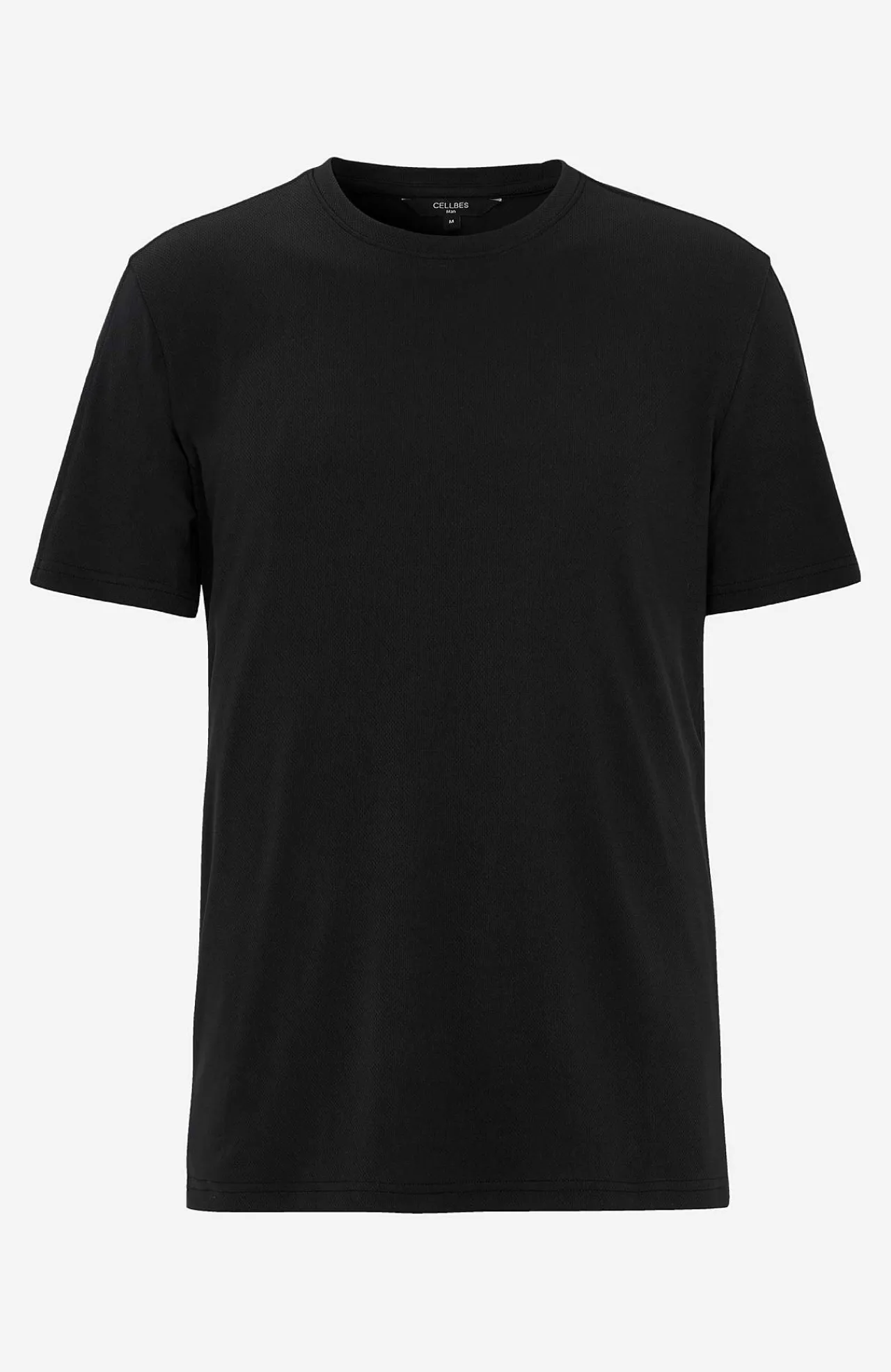 T-Shirts|Trøjer- T-shirt i genindvundet polyester Sort