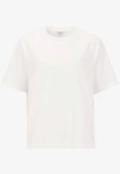 Toppe|T-Shirts-Cellbes of Sweden T-shirt i kraftig bomuldsjersey Hvid