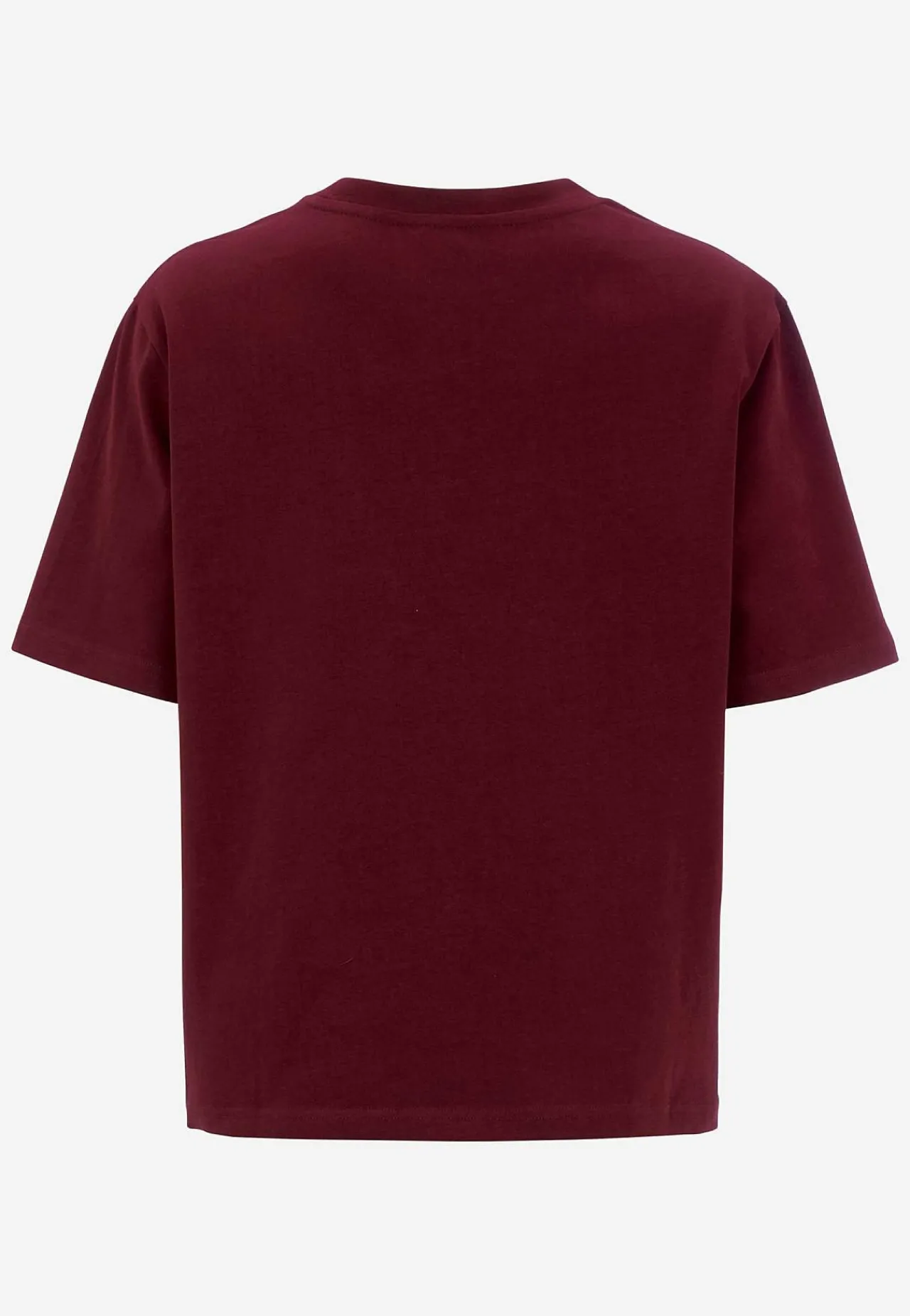 Toppe|T-Shirts-Cellbes of Sweden T-shirt i kraftig bomuldsjersey Vinrød