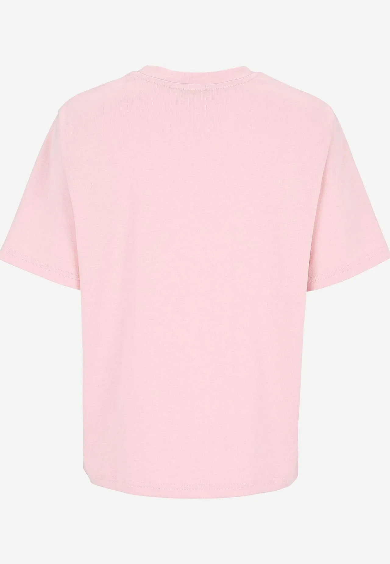 Toppe|T-Shirts- T-shirt i kraftig bomuldsjersey Rosa