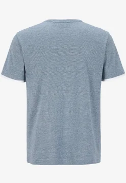 T-Shirts-Cellbes of Sweden T-shirt med knapstolpe Blå / Hvid