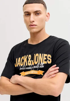 T-Shirts-JACK & JONES T-shirt med tryk | Cellbes