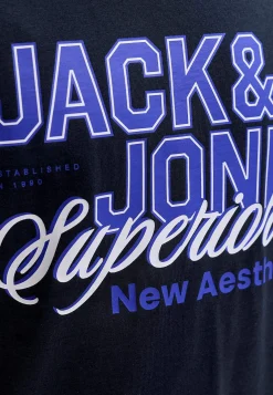 T-Shirts-JACK & JONES T-shirt med tryk | Cellbes