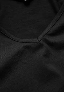 Ærmeløs Og Kortærmet|T-Shirts- Tunika i økologisk bomuld Alex | Cellbes