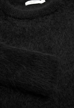 Strikkede|Tunika-Cellbes of Sweden Tunika Premium i mohair- og uldblanding Sort