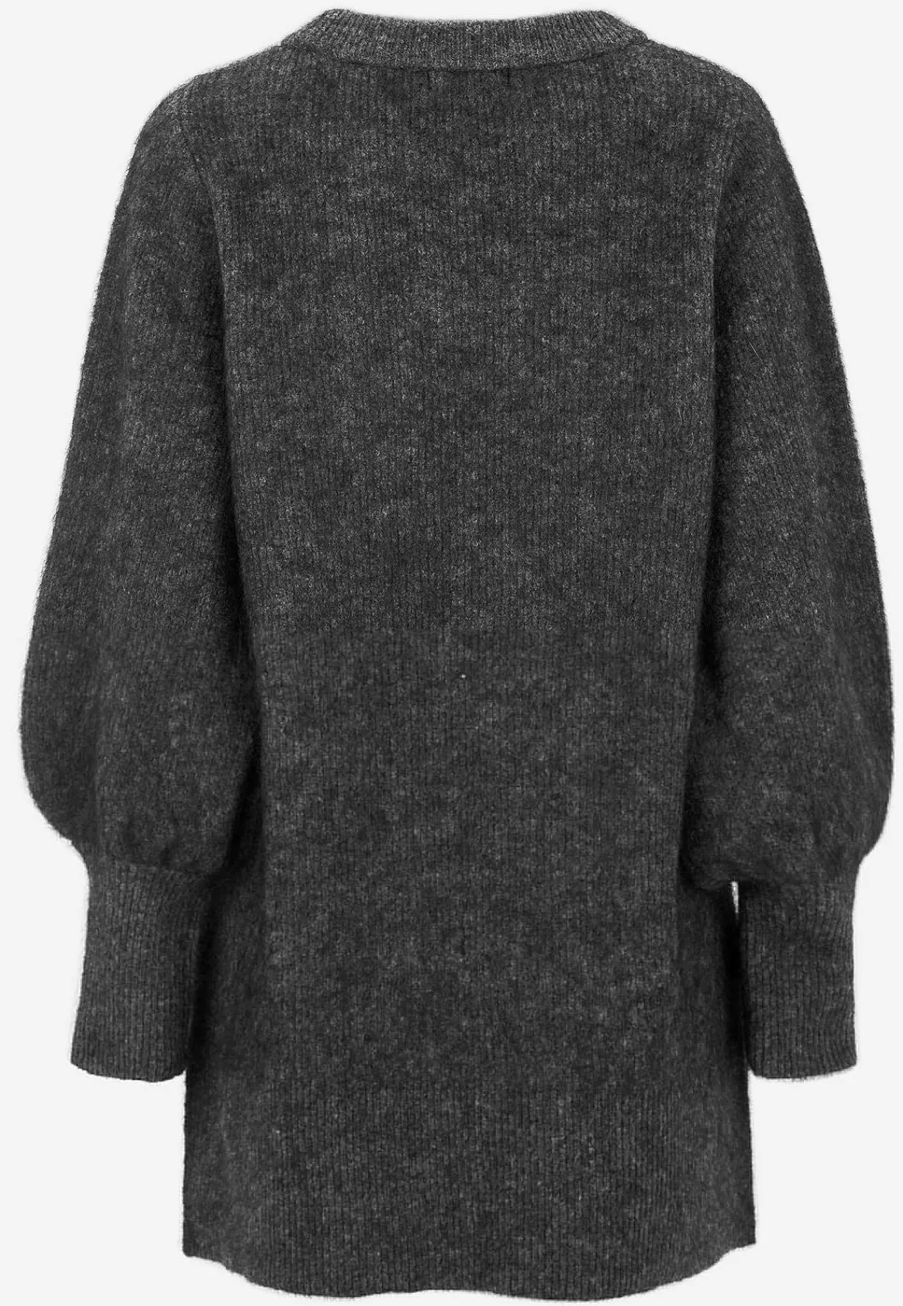 Strikkede|Tunika-Cellbes of Sweden Tunika Premium i mohair- og uldblanding Mørkegrå / Meleret