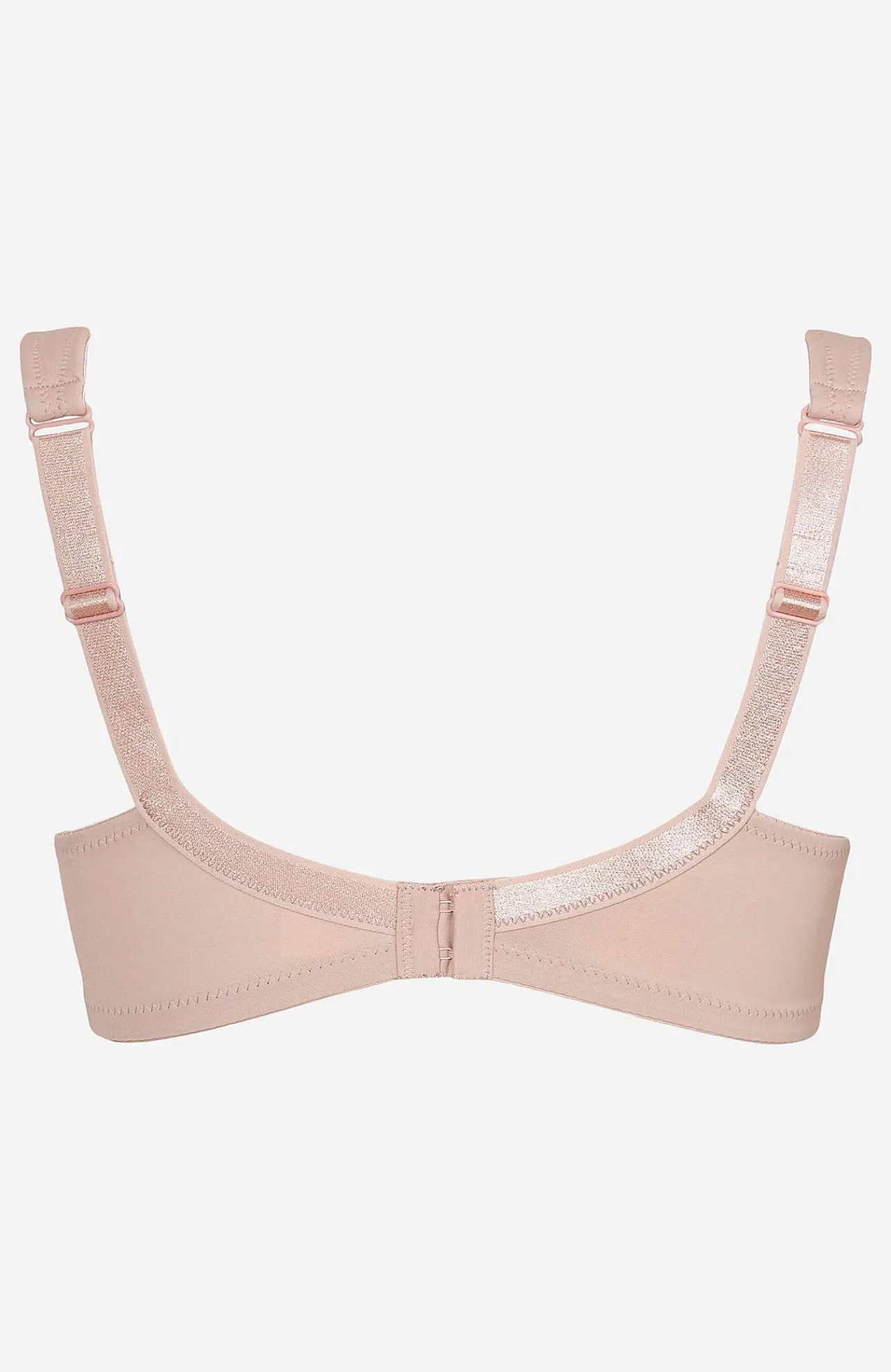 2-Pack|Undertøj- Uforet soft BH Ingrid 2-pack Støvet rosa + Nougat