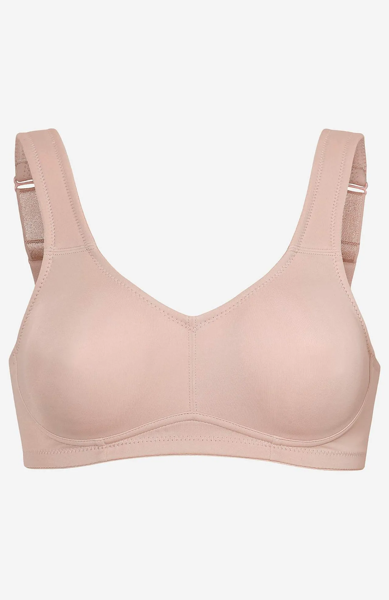 2-Pack|Undertøj- Uforet soft BH Ingrid 2-pack Støvet rosa + Nougat