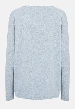 Toppe-Soyaconcept Ultrablød jerseytop Blåmeleret